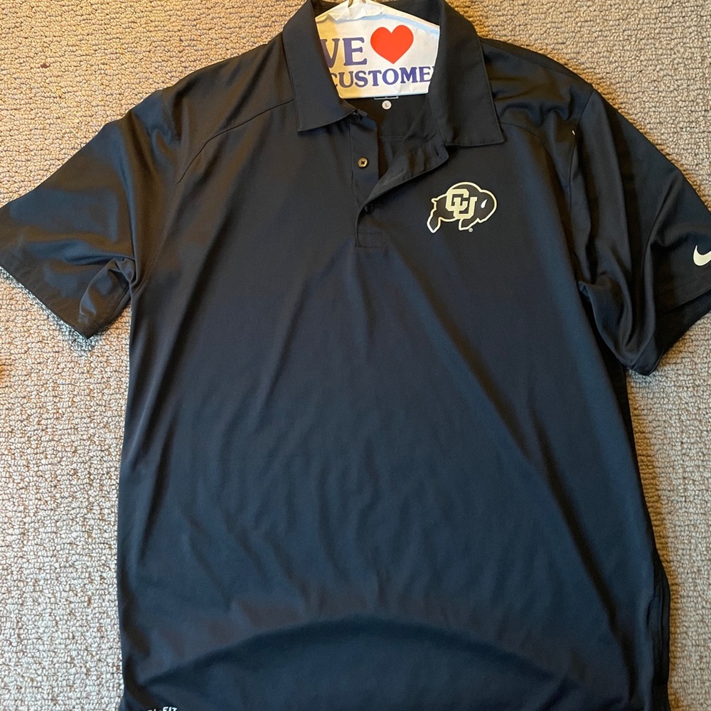 Nike Mens Colorado Buffaloes Short Sleeve Polo